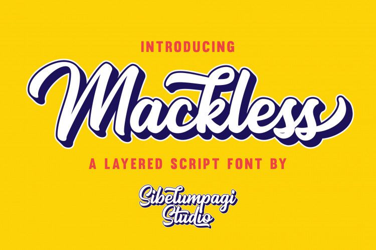 Mackless Script Font
