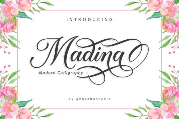 Madina Calligraphy Font
