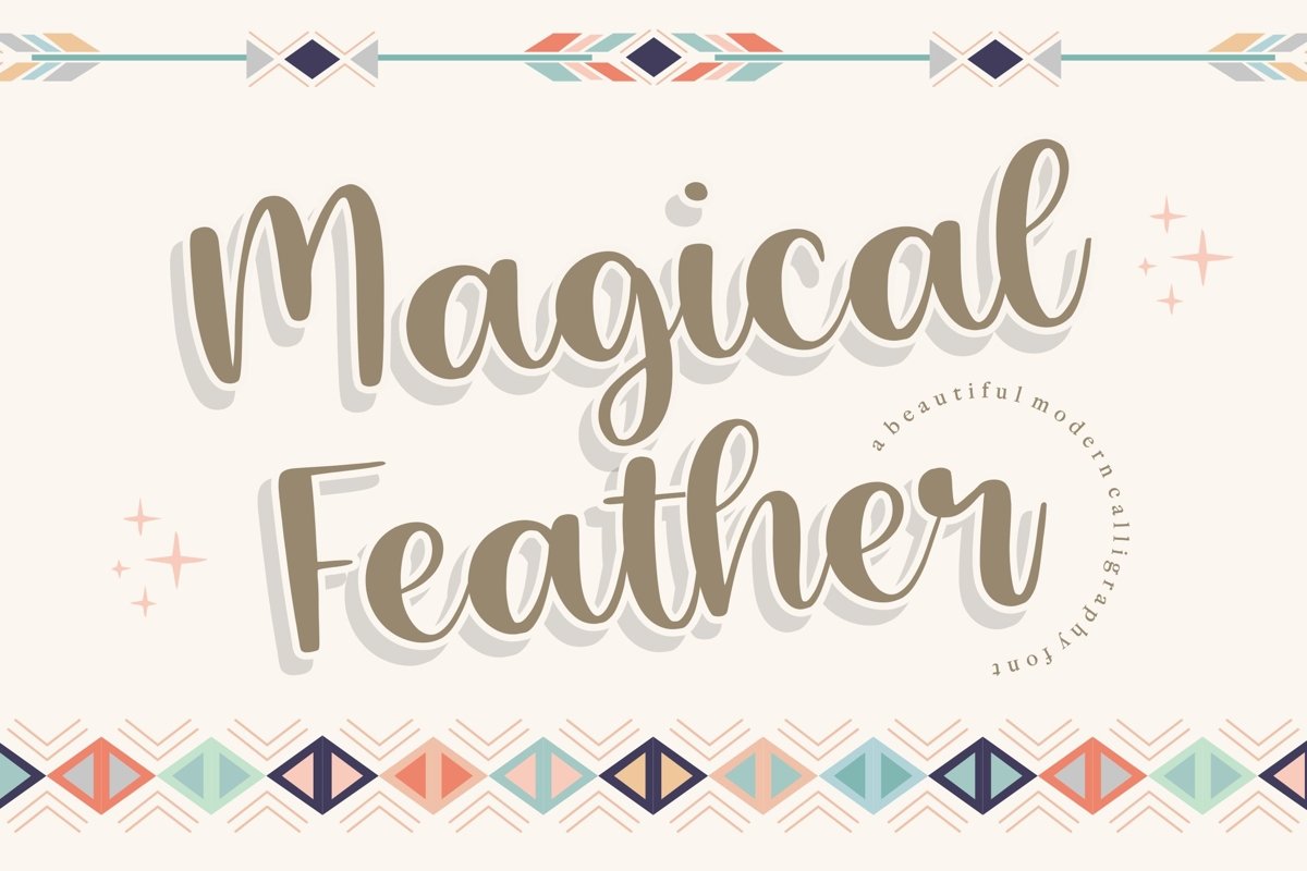 Magical Feather Handwritten Script Font