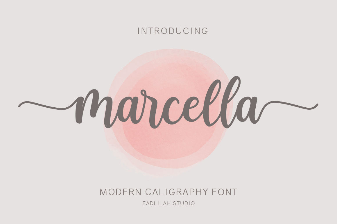 Marcella Calligraphy Script Font