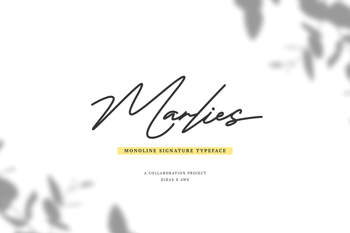 Marlies Signature Font