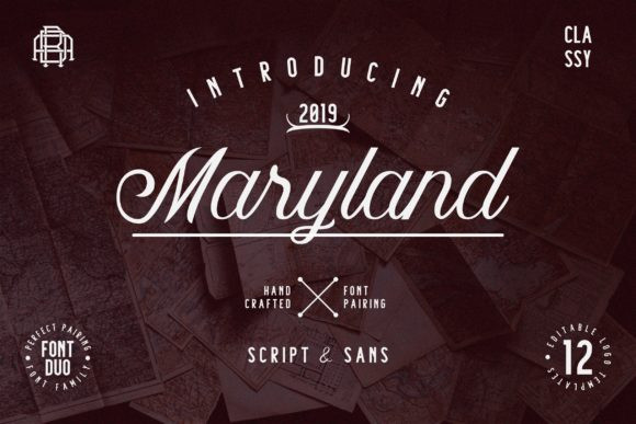 Maryland Calligraphy Font