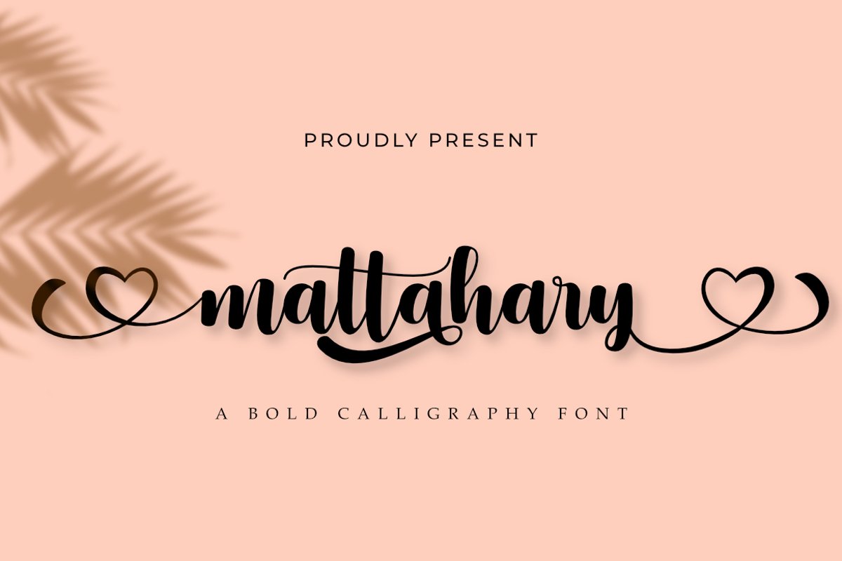 Mattahary Bold Calligraphy Script Font