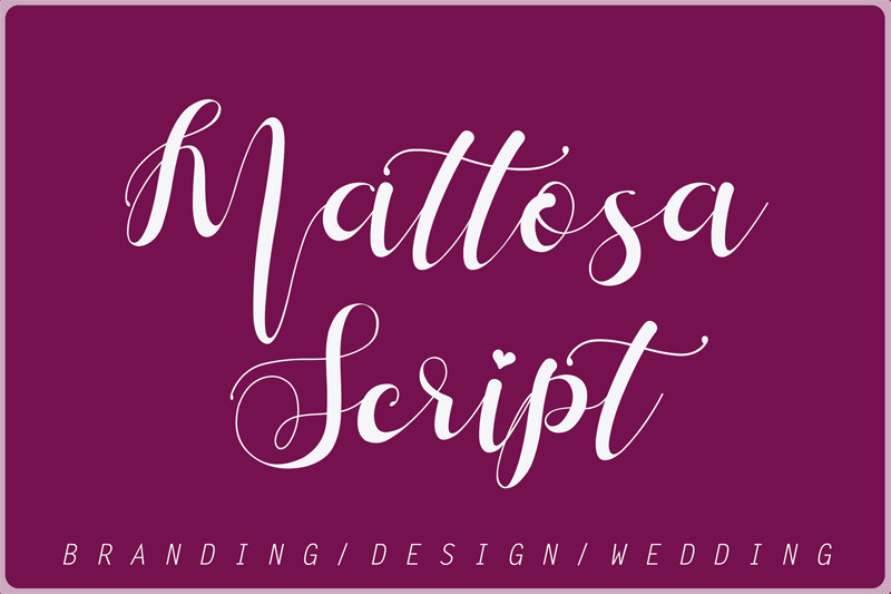 Mattosa Script Font