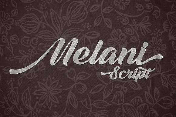 Melani Script Font