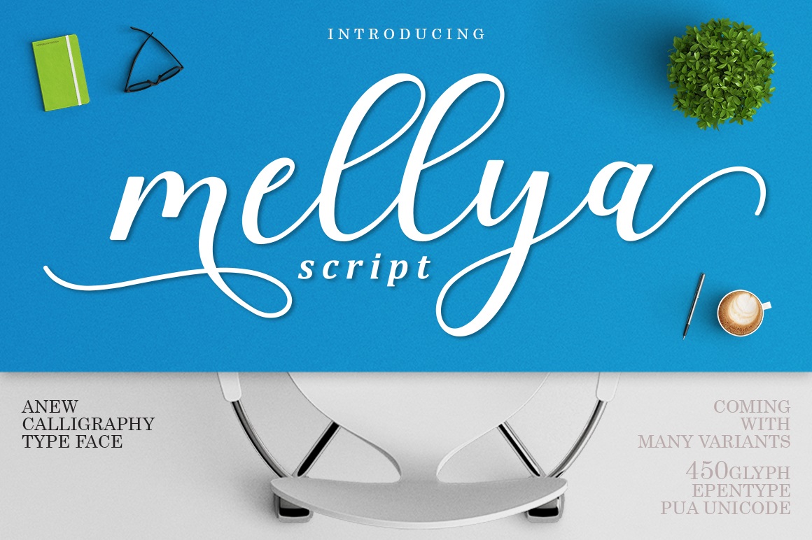 Mellya Calligraphy Script Font