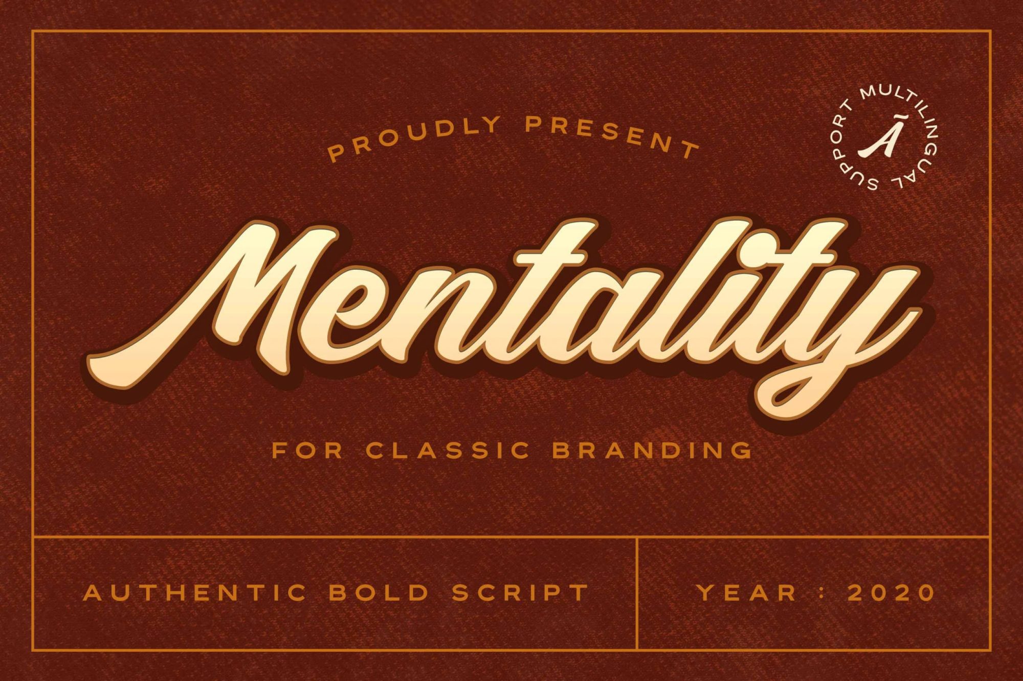 Mentality Modern Bold Script Font