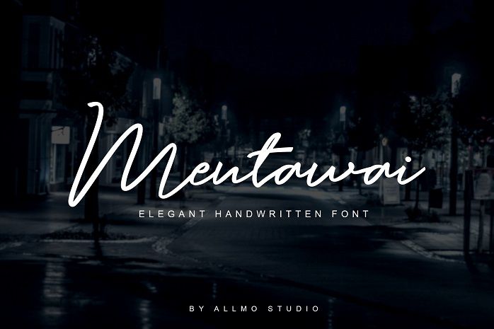 Mentawai Signature Font