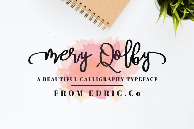 MeryQolby Script Font