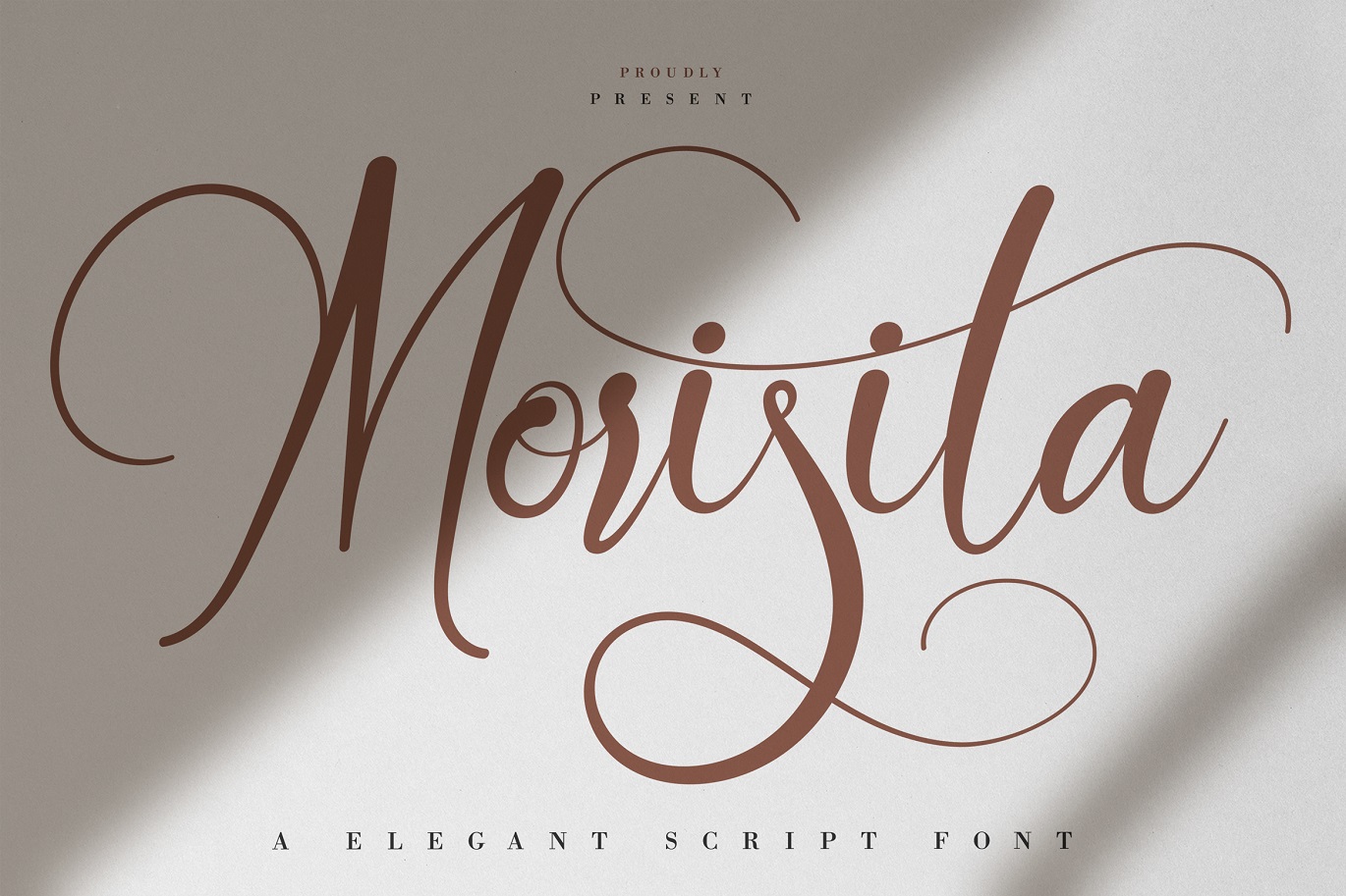 Morisita Calligraphy Script Font