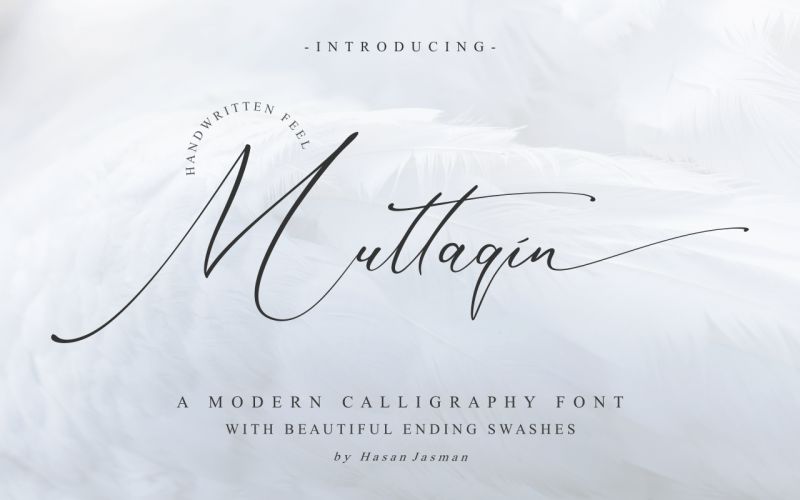 Muttaqin Calligraphy Font