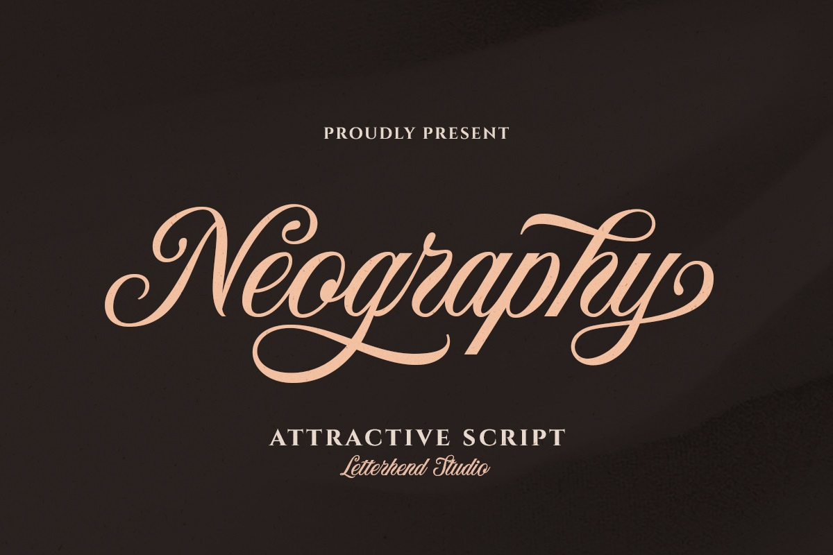 Neography Modern Calligraphy Script Font