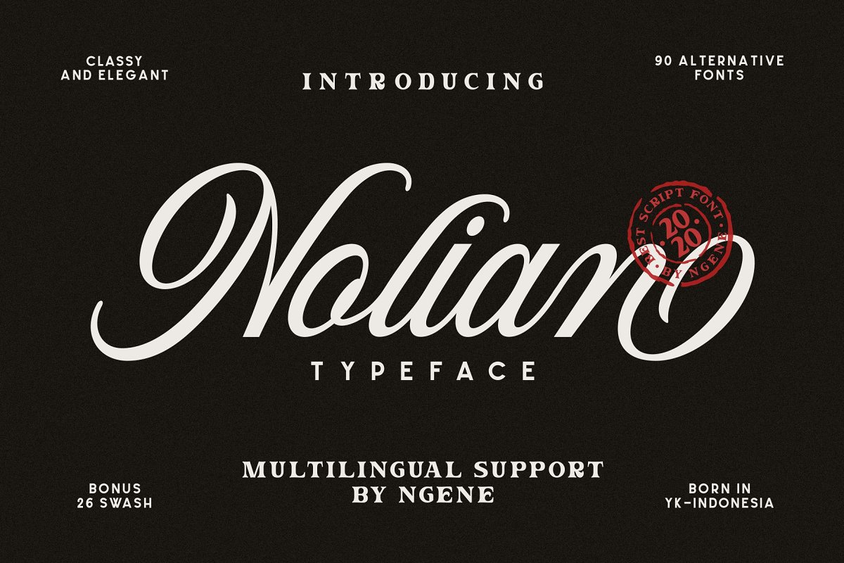 Nolian Script Typeface