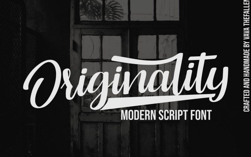 Originality Script Font