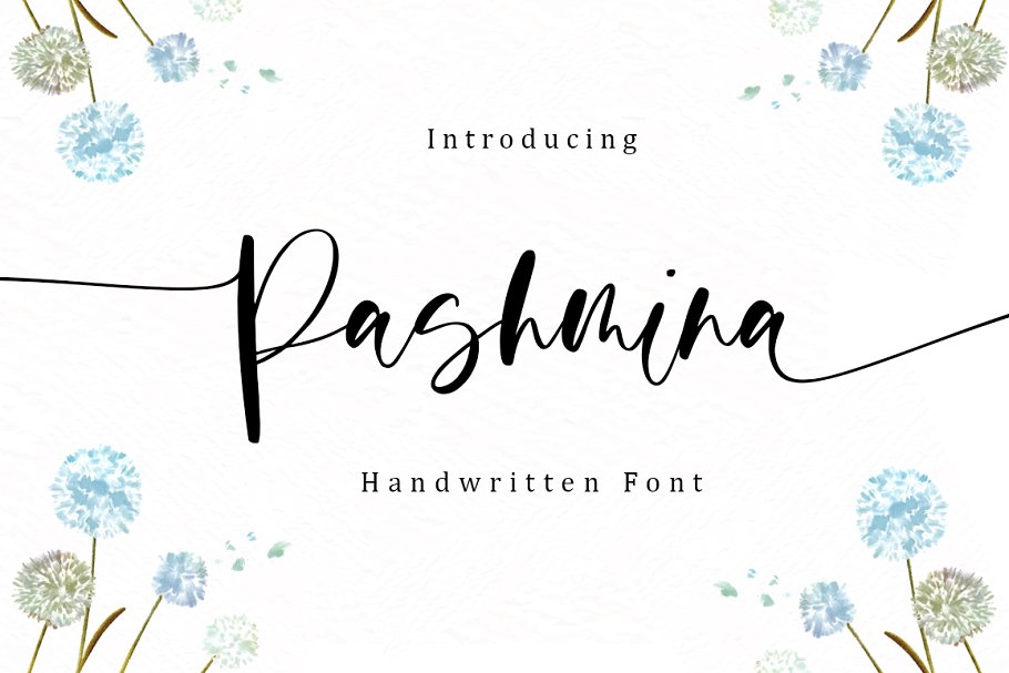 Pashmina Handwritten Script Font