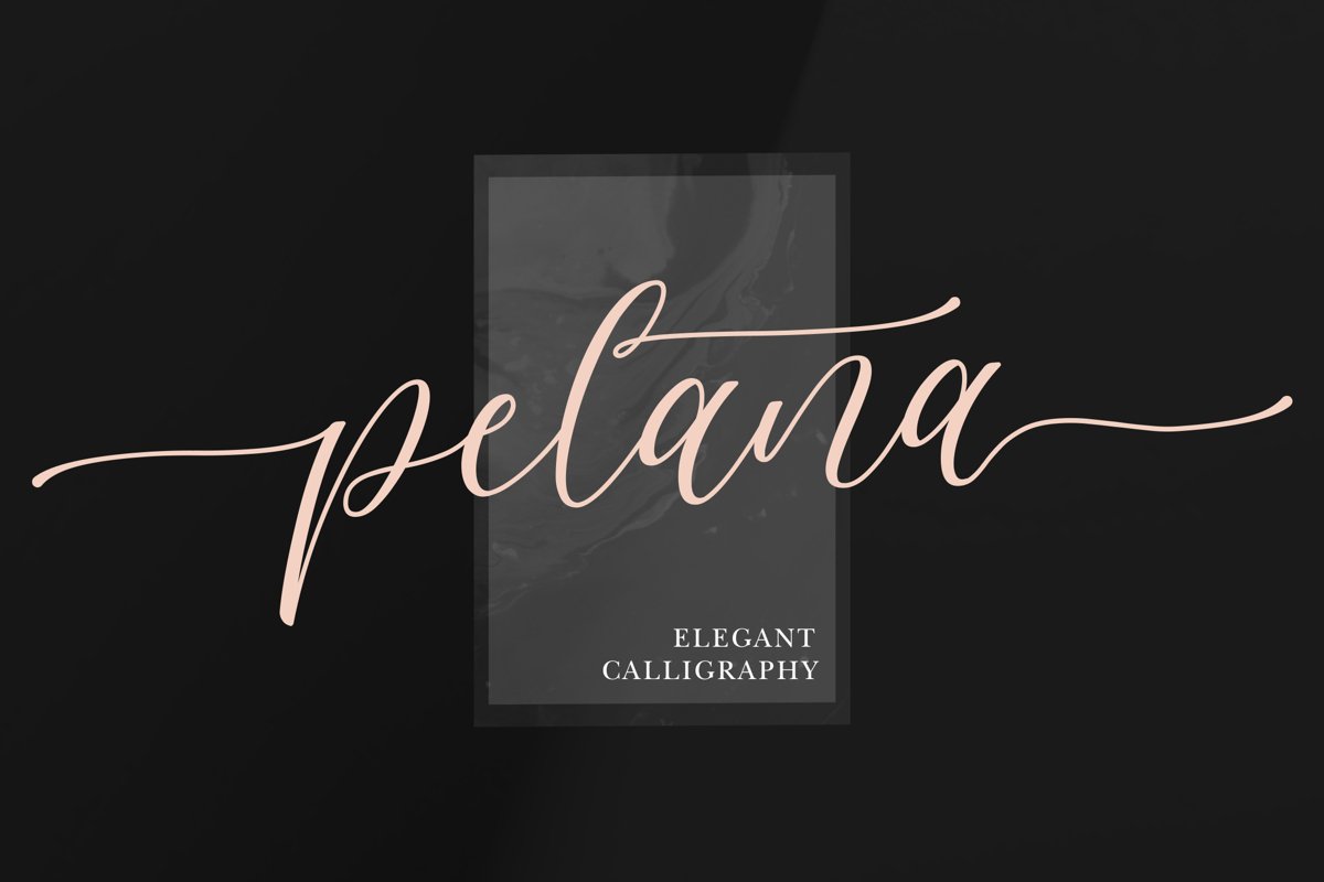 Pelana Modern Calligraphy Script Font