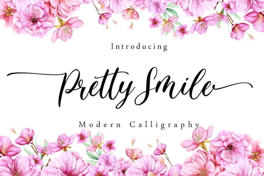 Pretty Smile Calligraphy Script Font