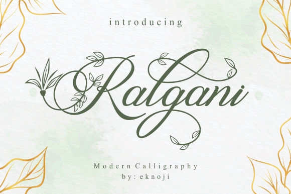 Ralgani Modern Calligraphy Font