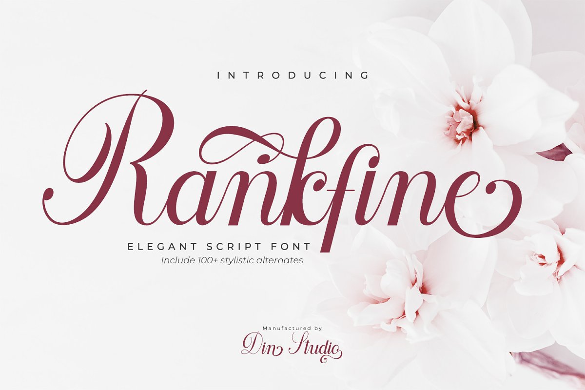 Rankfine Calligraphy Script Font