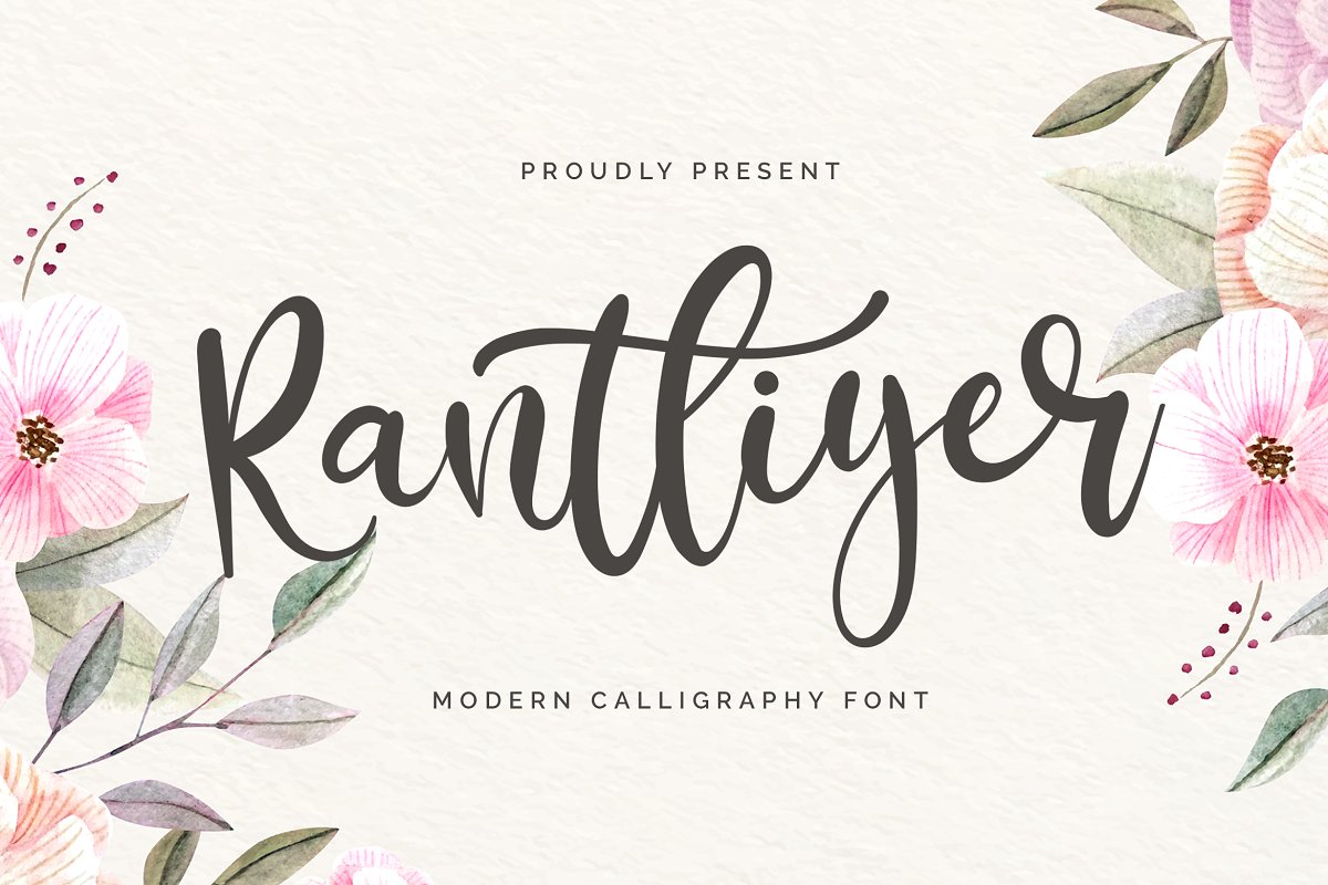 Rantliyer Calligraphy Script Font