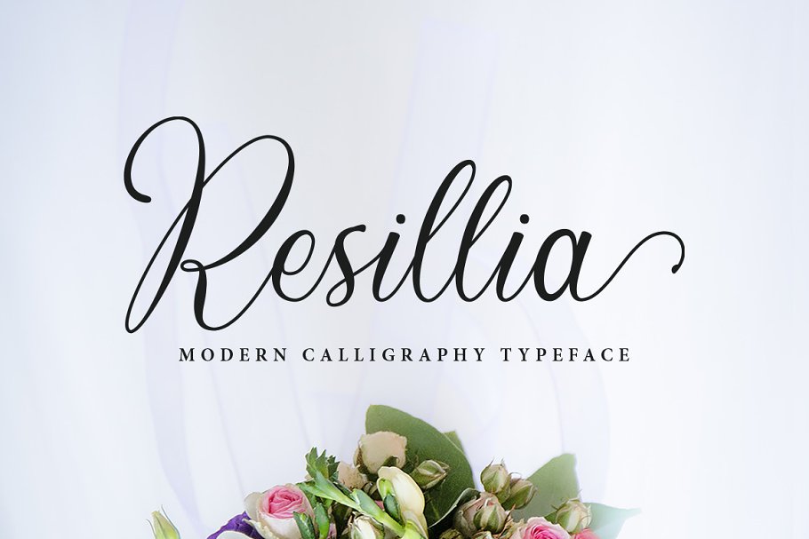 Resillia Calligraphy Script Typeface