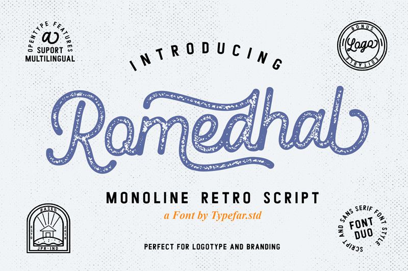 Romedhal Script Font
