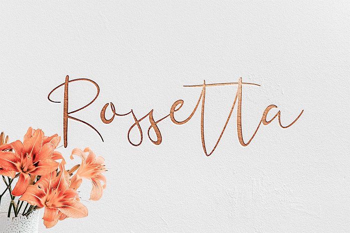 Rossetta Script Font