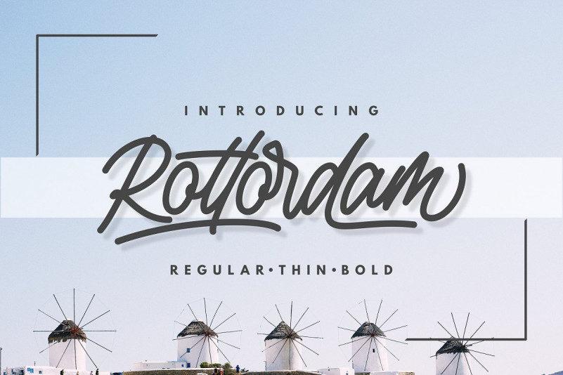Rottordam Script Font