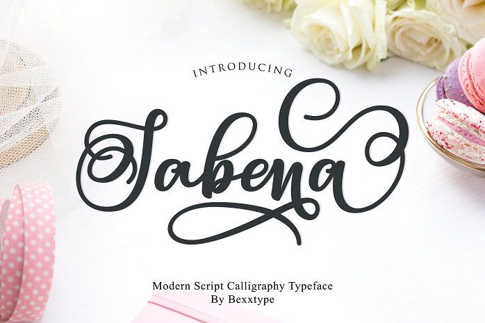 Sabena Calligraphy Font