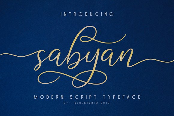 Sabyan Calligraphy Font