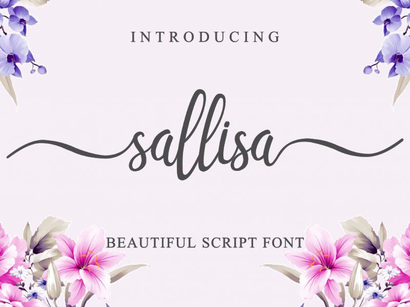 Sallisa Script Font