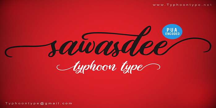 Sawasdee Font