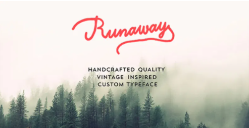 Runaway Font Free