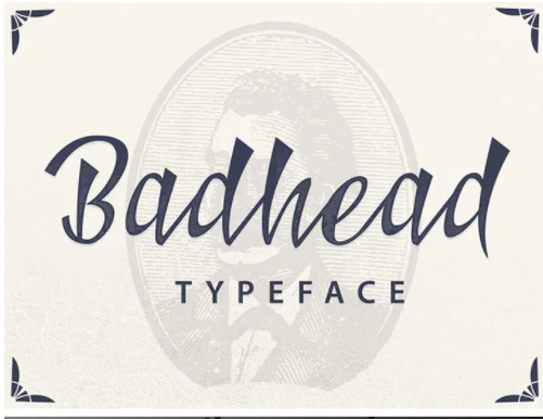 Badhead Typeface Free