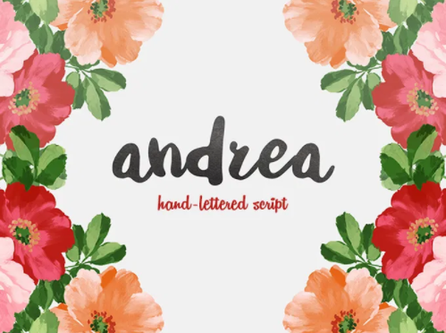 Andrea Script Font