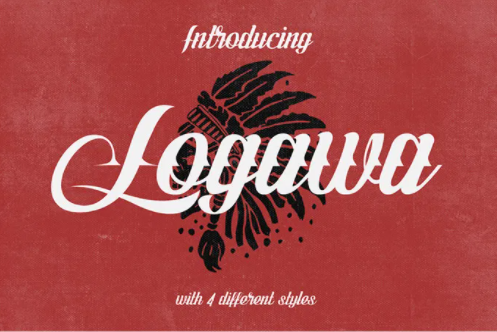 Logawa Script Font