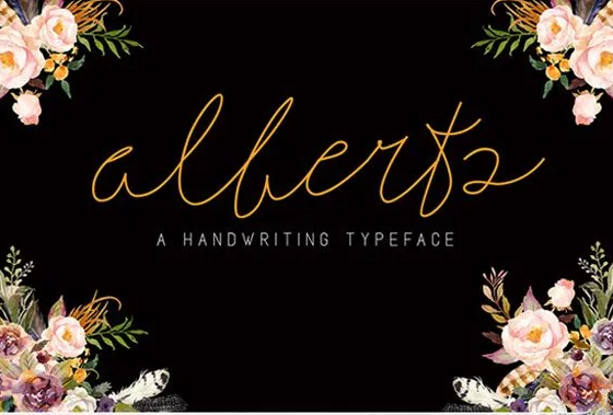 Alberts Script Font Free