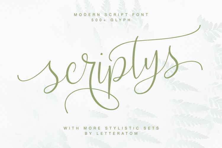 Scriptys Font