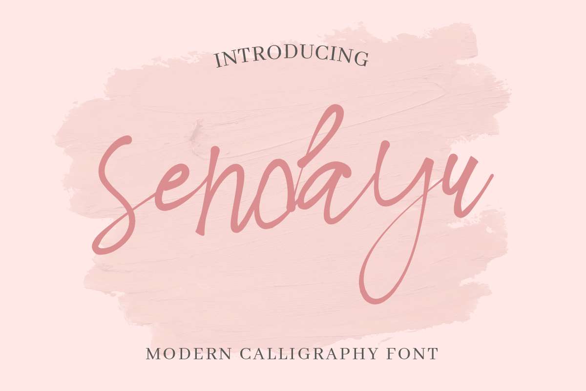 Sendayu Light Calligraphy Font