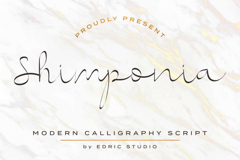Shimponia Calligraphy Font