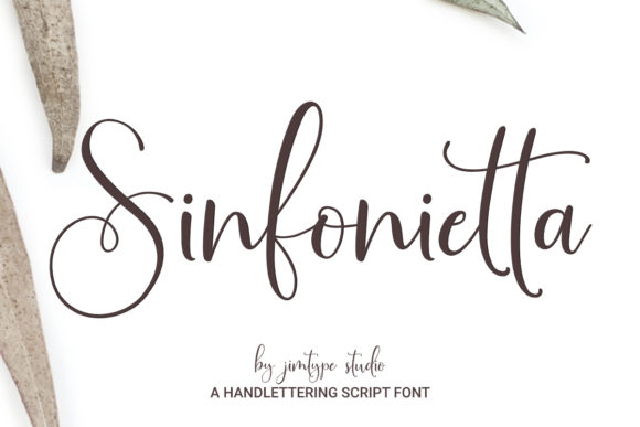 Sinfonietta Handwritten Script Font