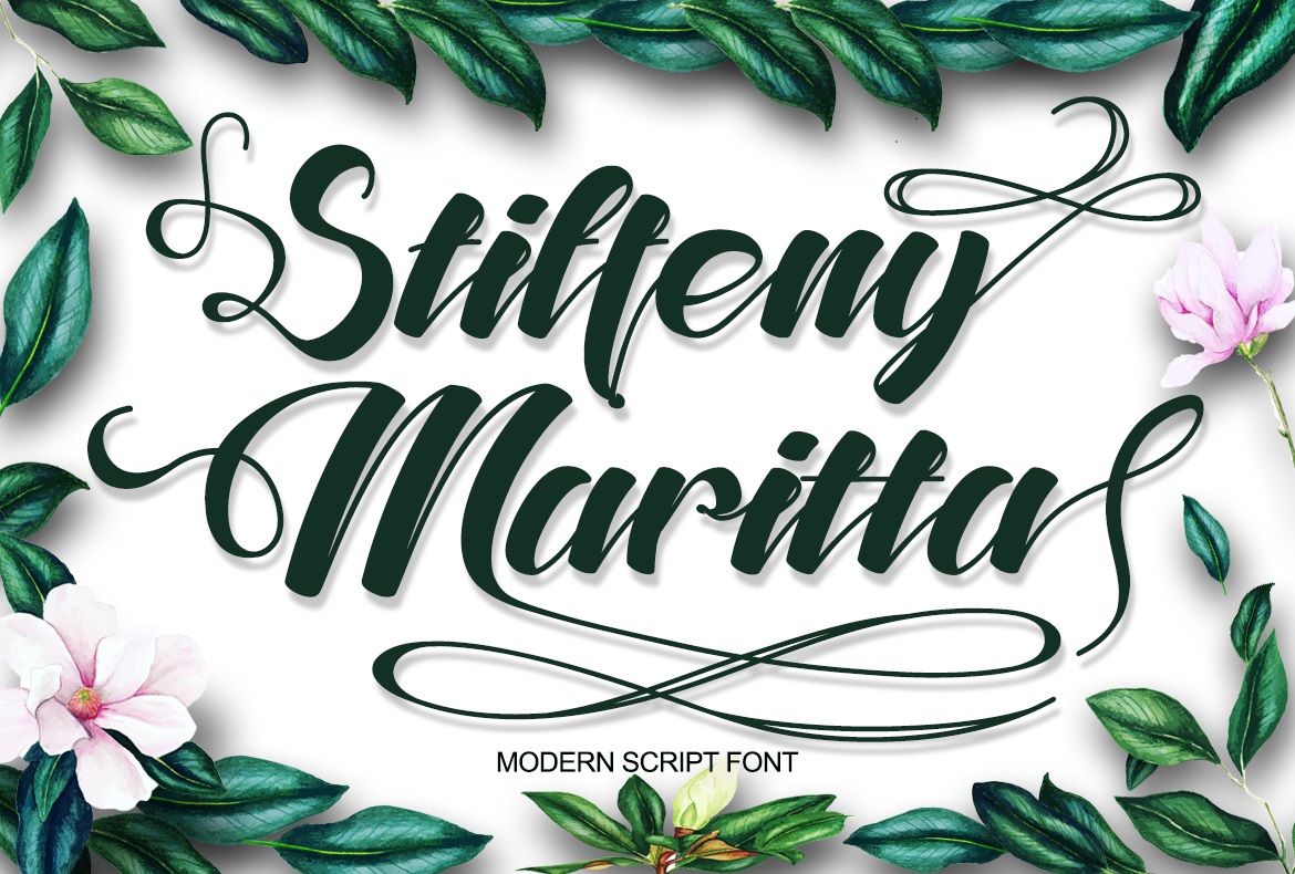 Stiffeny Maritta Calligraphy Script Font