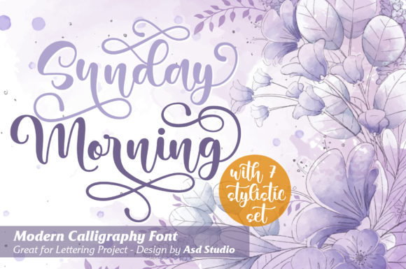 Sunday Morning Calligraphy Font