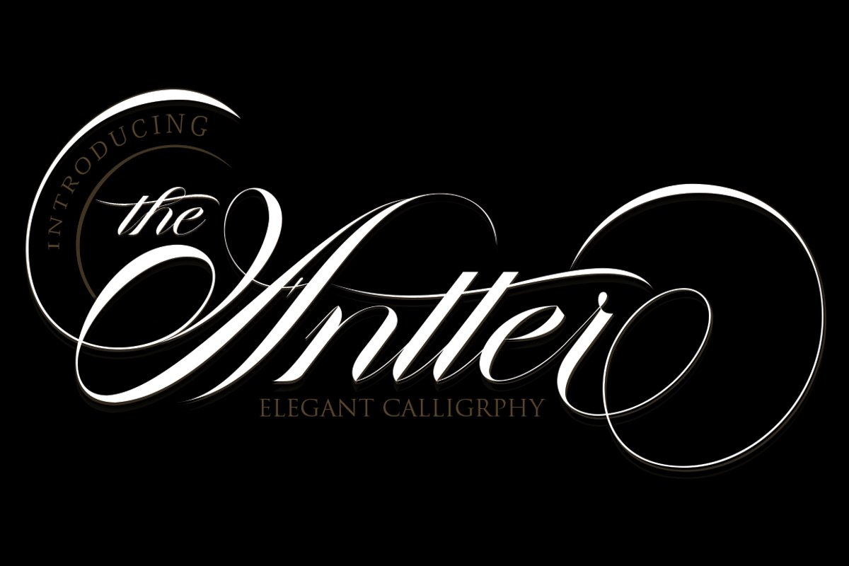 The Antter Calligraphy Script Font