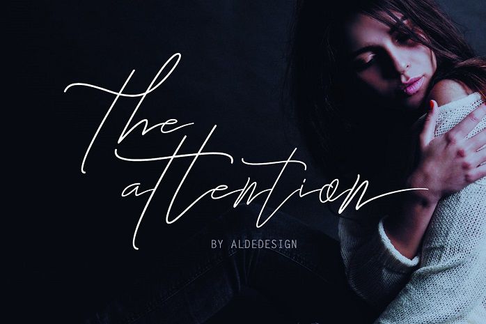 The Attention Signature Font