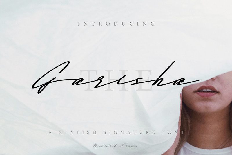The Garisha Signature Font