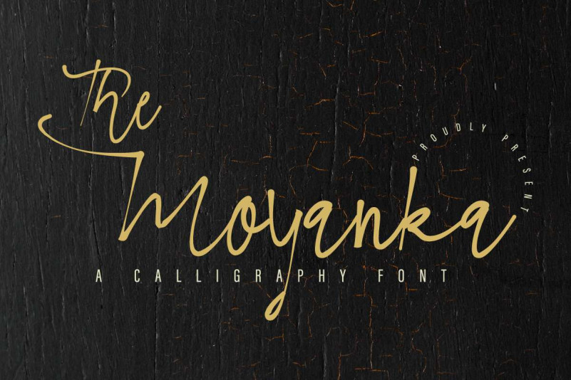 The Moyanka Calligraphy Font