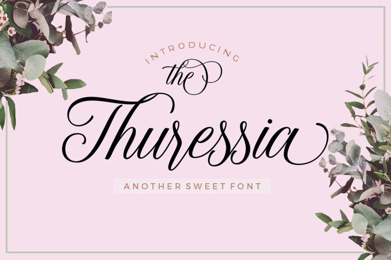 Thuressia Script Font