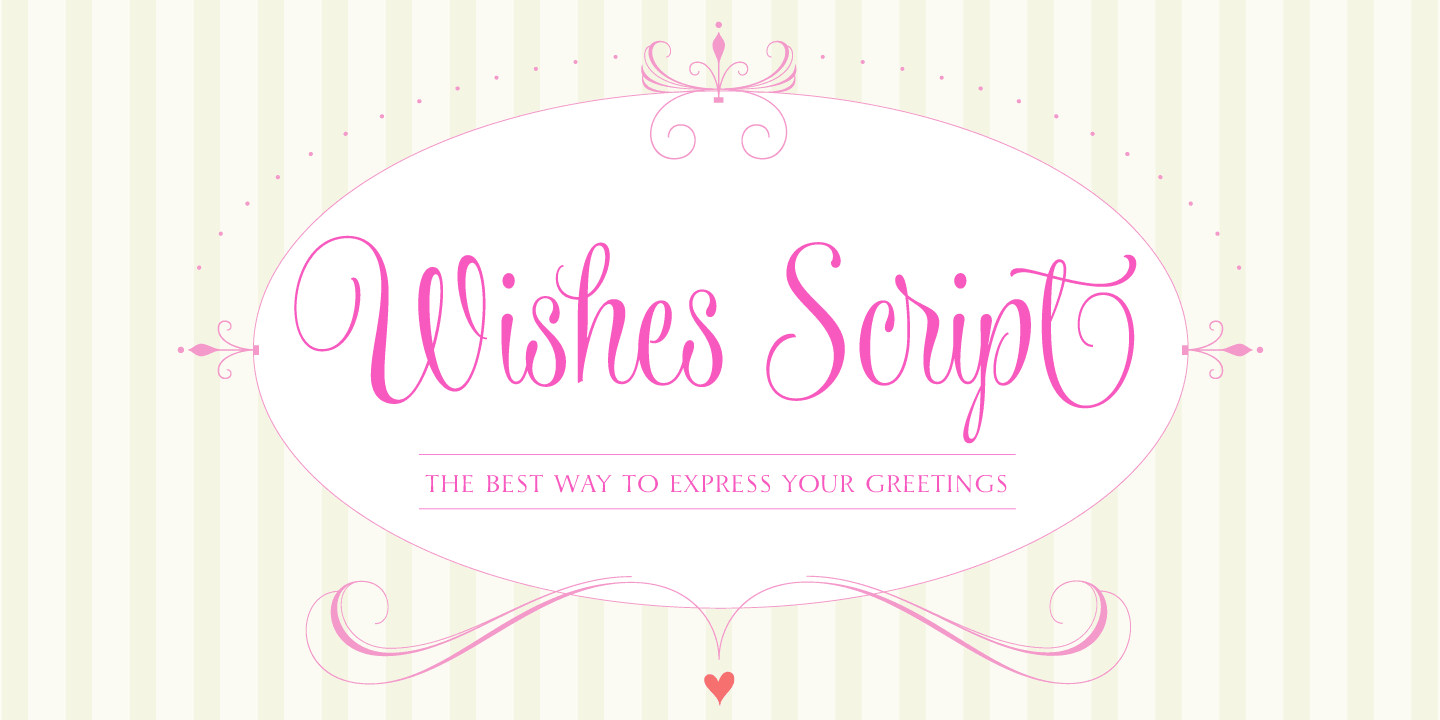 Wishes Script Font Family