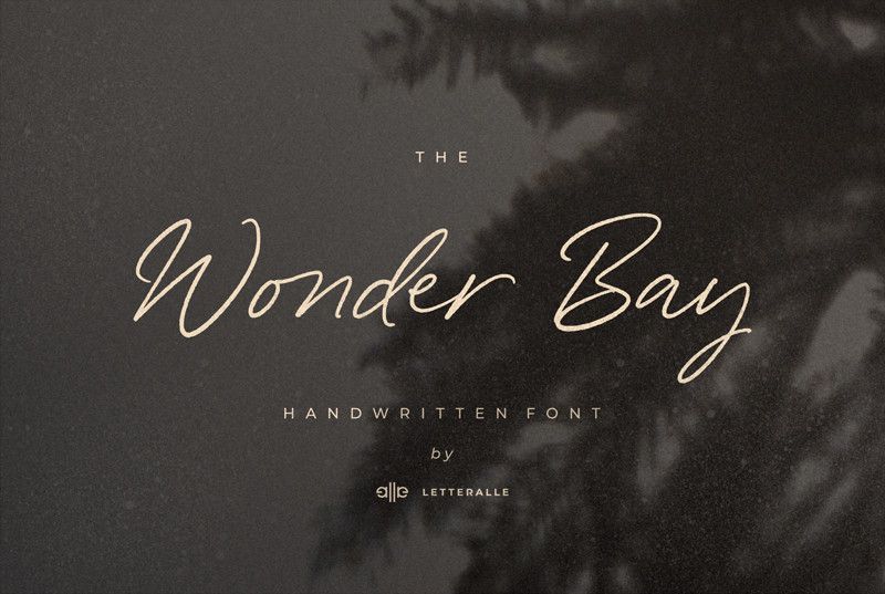Wonder Bay Handwritten Font